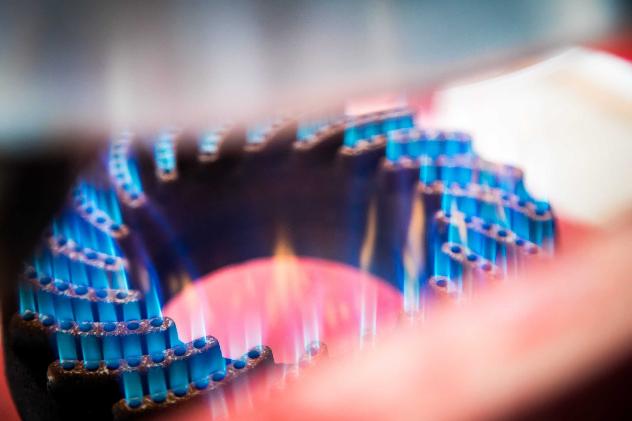 Outdoor Propane Burner Details of the Flames and Kettle on top FOTO 6